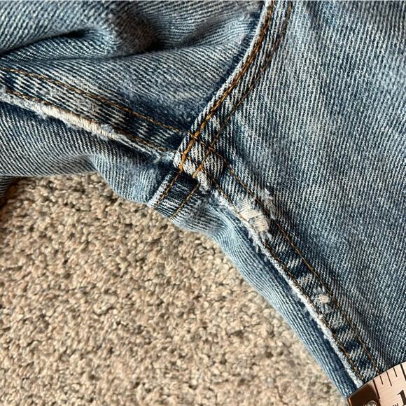VTG Relaxed Fit 550 RARE Orange Tab High Rise Waisted Mom Student Jean - Picture 14 of 16
